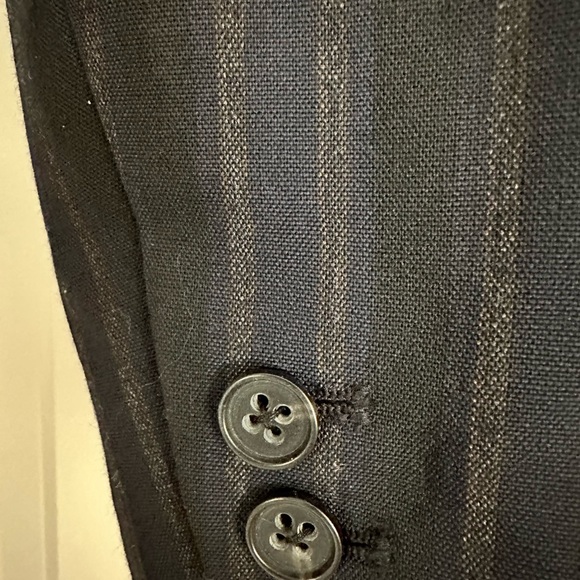 Theory Classic Triple Pinstripe Blazer. - Picture 5 of 7